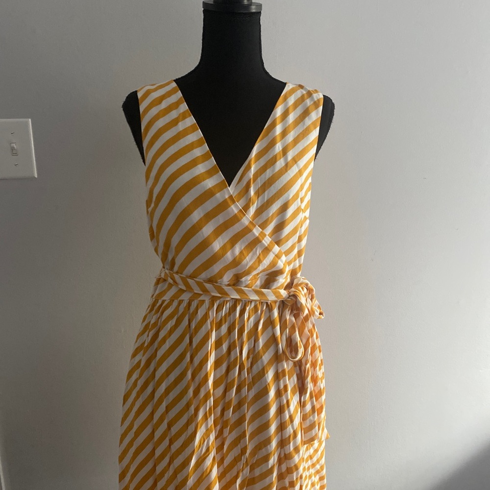 Belted v next tie waist dress - size 6